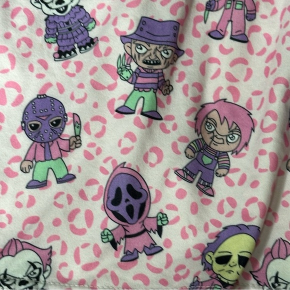 Great Lakes Kids Apparel Horror Dress Pink Purple Ghost Face Haloween It 3T - Picture 8 of 11